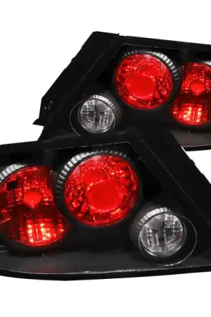 Limited Time ANZO 2002-2003 Mitsubishi Lancer Taillights Black