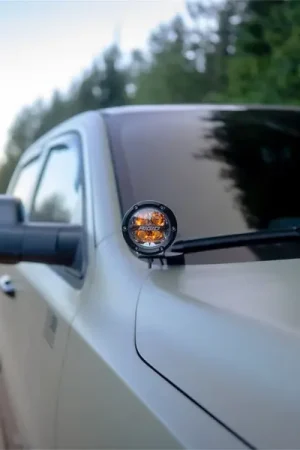 Rigid Industries 2019+ Dodge Ram 1500 A-Pillar LED Light Mounts Price Cut