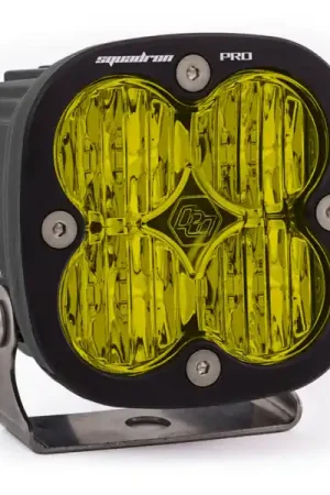 Mega Sale Baja Designs Squadron Pro Black Wide Cornering Pattern LED Light Pod - Amber