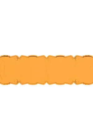 Next Day Delivery KC HiLiTES FLEX ERA LED Light Bar 10in. Light Shield - Amber (SHIELD ONLY)
