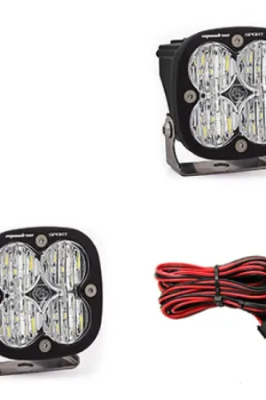 Baja Designs Squadron Sport Wide Cornering Pair LED Light Pods - Clear Factory Price
