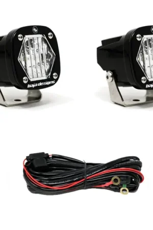 Fan Favorite Baja Designs S1 Wide Cornering LED Light w/ Mounting Bracket Pair