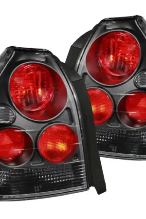 Deal ANZO 1996-2000 Honda Civic Taillights Black