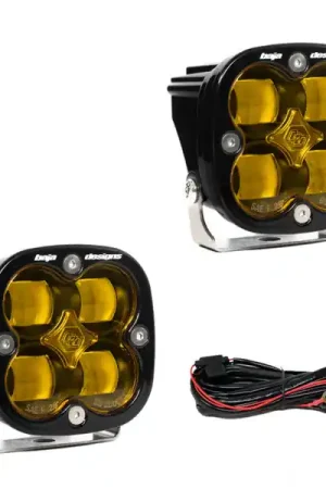 Baja Designs Squadron SAE LED Auxiliary Light Pod Pair - Amber Bargain