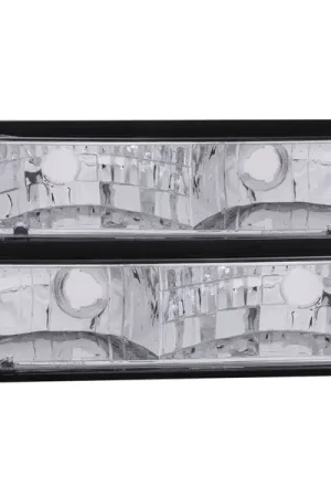 ANZO 1988-1998 Chevrolet C1500 Euro Parking Lights Black Super Sale