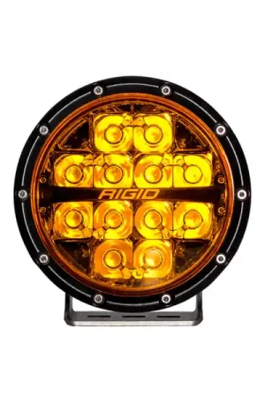 Rigid Industries 360-Series 6in SAE Fog w/ Amber PRO Lens - White (Pair) Clearance