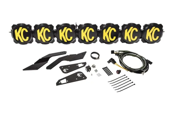 KC HiLiTES Can-Am X3 45in. Pro6 Gravity LED 7-Light 140w Combo Beam Overhead Light Bar System Seasonal Sale