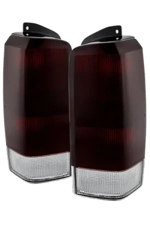 xTune Jeep Cherokee 1997-2001 OEM Style Tail Lights Red Smoked ALT-JH-JC97-OE-RSM Shop Now