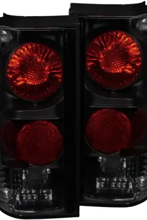 ANZO 1982-1994 Chevrolet S-10 Taillights Dark Smoke Affordable