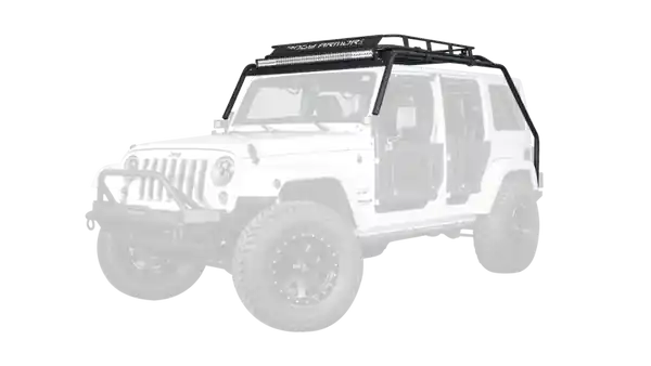 Body Armor 4x4 07-18 Jeep Wrangler JK Windshield Light Bar Grab Now