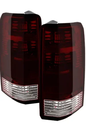 xTune Dodge Nitro 07-11 OEM Style Tail Lights Red Smoked ALT-JH-DNIT07-OE-RSM Must Have
