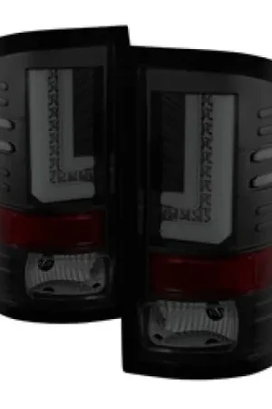 Best Choice Spyder GMC Sierra 14-16 LED Tail Lights Black Smoke ALT-YD-GS14-LBLED-BSM