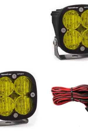 Baja Designs Squadron Sport Wide Cornering Pair LED Light Pods - Amber Wholesale
