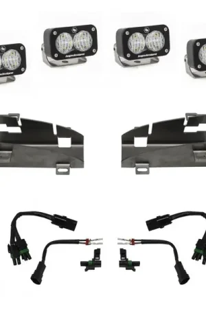 Baja Designs 2019+ Dodge Ram Rebel 1500 S2 Dual Fog Pocket Kit Weekend Sale