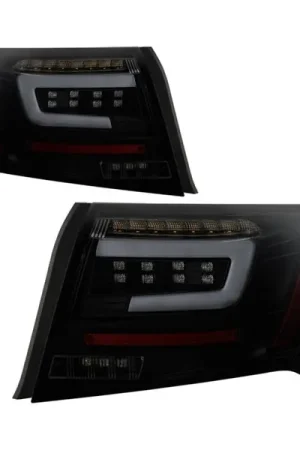 Fast Shipping Spyder 08-11 Subaru Impreza WRX 4DR LED Tail Lights - Black Smoke ALT-YD-SI084D-LED-BSM