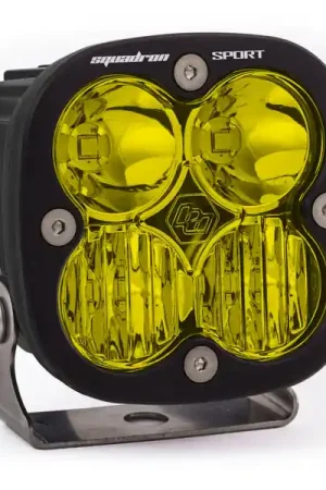 Fresh Stock Baja Designs Squadron Sport Driving/Combo Pattern Black LED Light Pod - Amber