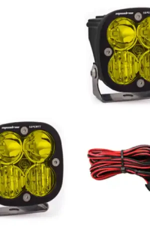Next Day Delivery Baja Designs Squadron Sport Driving/Combo Pair LED Light Pods - Amber