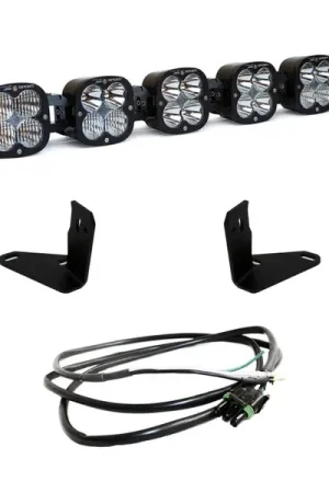Buy Direct Baja Designs 2021+ Ford Bronco 6 XL Linkable Light Bar Kit Steel Bumper Mount w/Upfitter