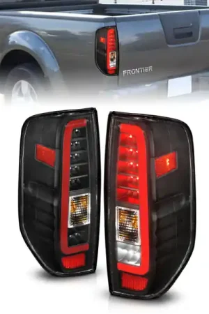 Hassle-Free Returns ANZO 2005-2021 Nissan Frontier LED Taillights Black Housing/Clear Lens