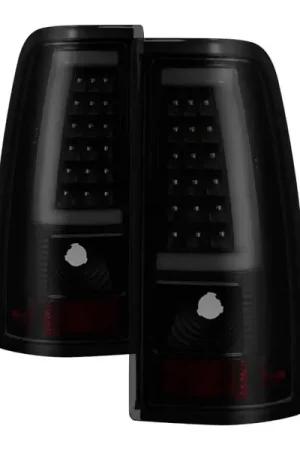 xTune Chevy Silverado 1500/2500/3500 99-02 Version 3 Tail Lights Black Smoke ALT-ON-CS99V3-LBLED-BSM Shop Now