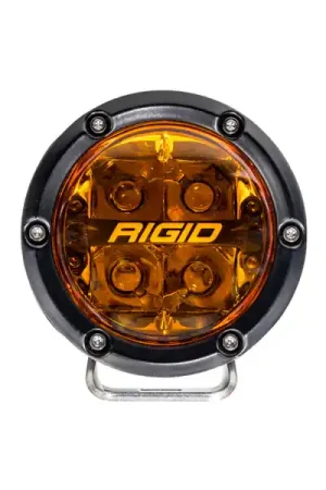 Mega Sale Rigid Industries 360-Series 4in Fog w/ Amber PRO Lens - White (Pair)