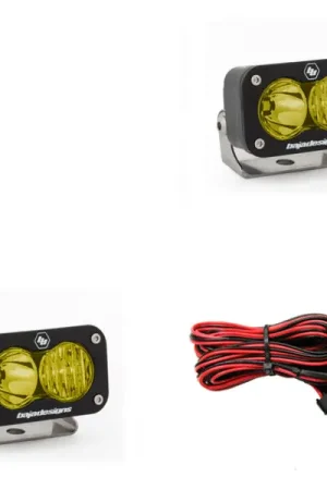 Affordable Baja Designs S2 Sport Driving Combo Pattern Pair LED Work Light - Amber