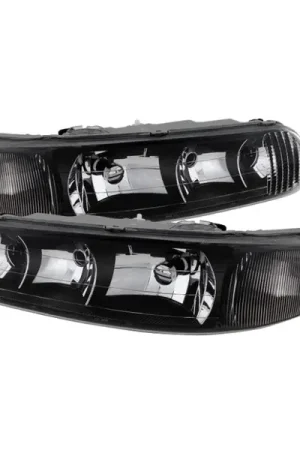 Limited Offer xTune Buick Century 97-05 Regal 97-04 Crystal Headlights Black HD-JH-BUCEN97-AM-BK