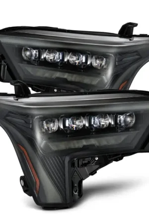 AlphaRex 22-23 Toyota Tundra NOVA-Series Headlights Alpha-Blk w/White DRL - Req 810029 OR 810030 Hot Picks
