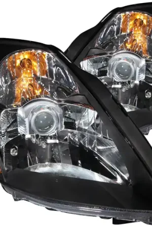 Holiday Sale ANZO 2003-2005 Nissan 350Z Projector Headlights Black