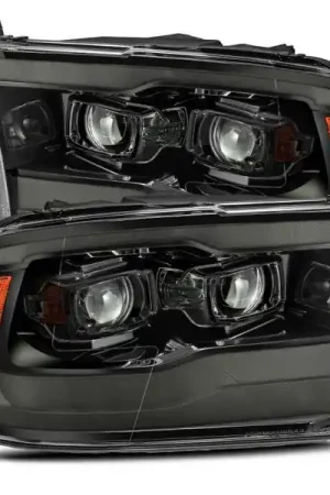 AlphaRex 09-18 Dodge Ram 1500 PRO-Series Projector Headlights Plank Style Alpha Blk w/Seq Signal/DRL Best Price