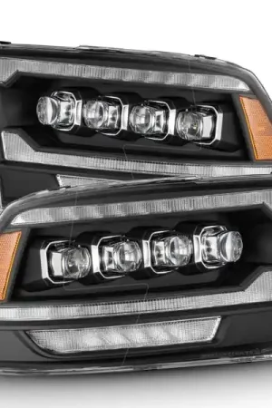 AlphaRex 09-18 Ram 2500 NOVA LED Proj Headlights Plank Style Chrome w/Activ Light/Seq Signal/DRL Weekend Sale
