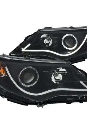 Warranty Included ANZO 2012-2013 Toyota Camry Projector Headlights w/ Halo Black