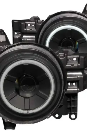 ANZO 2007-2013 Toyota Fj Cruiser Projector Headlights w/ Halo Black Price Drop