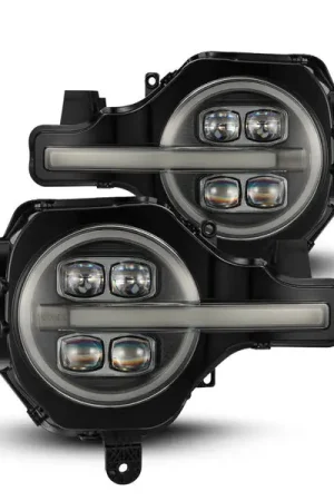 AlphaRex 21-23 Ford Bronco NOVA LED Projector Headlights Black Mega Sale