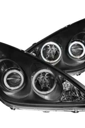 Factory Price ANZO 2002-2003 Lexus Es300 Projector Headlights w/ Halo Black