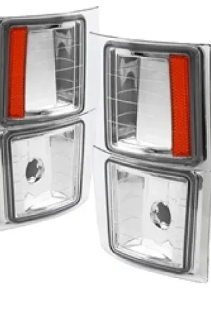 Free Returns xTune Chevy Suburban 94-98 4 pcs Corner Lights Chrome CCL-JH-CCK88-E-AM