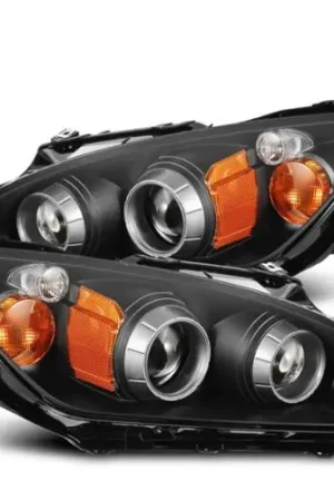 Premium AlphaRex 99-09 Honda S2000 LUXX-Series Projector LED Headlights - Black