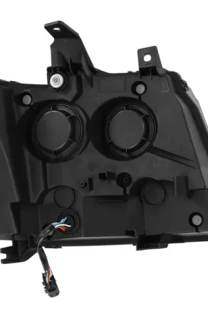 Limited Edition AlphaRex 07-13 Chevy Avalanche NOVA LED Proj Headlights Plank Style Design Chrome w/Activ Light/DRL