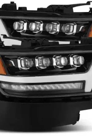 AlphaRex 19-20 Ram 1500HD NOVA LED Proj Headlights Plank Style Gloss Blk w/Activ Lght/Seq Signal/DRL Place Order