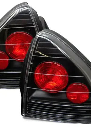 Big Sale Spyder Honda Prelude 92-96 Euro Style Tail Lights Black ALT-YD-HP92-BK