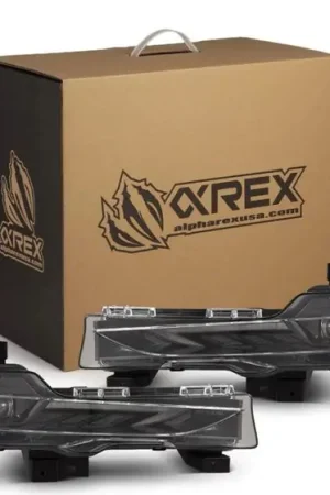 Reduced Price AlphaRex 17-23 Tesla Model 3/20-24 Model Y Double Tap Dual Color LED Projector Fog Lights