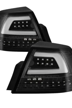 Warranty Included Spyder 08-09 Pontiac G8 Version 2 Light Bar LED Tail Lights - Black - ALT-YD-PG808V2-LB-BK