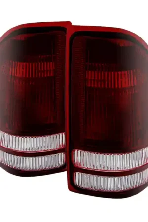 Hassle-Free Returns xTune Dodge Dakota 1997-2004 OEM Style Tail Lights -Red Smoked ALT-JH-DDAK97-OE-RSM