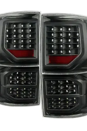 Fan Favorite xTune Toyota Tundra 07-13 LED Tail Lights Black ALT-JH-TTU07-LED-G2-BK