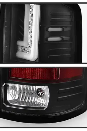 Spyder GMC Sierra 14-16 LED Tail Lights Black ALT-YD-GS14-LBLED-BK Clearance