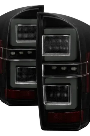 Top Rated Spyder 16-17 Toyota Tacoma LED Tail Lights - Black Smoke (ALT-YD-TT16-LED-BSM)
