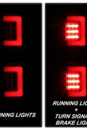 Special Offer Spyder 09-14 Ford F150 V2 Light Bar LED Tail Lights - Blk Smoke (ALT-YD-FF15009V2-LBLED-BSM)