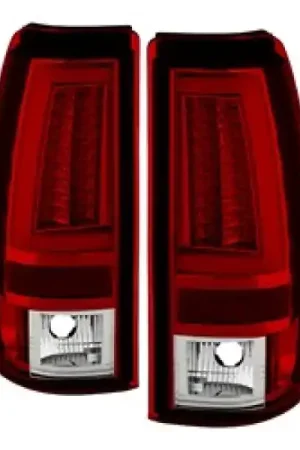 Buy Online Spyder Chevy Silverado 1500/2500 03-06 Version 2 LED Tail Lights - Red Clear ALT-YD-CS03V2-LED-RC