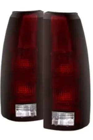 xTune Chevy/GMC C1500/C2500/C3500 88-01 OEM Style Tail Light - Red Smoked ALT-JH-CCK88-OE-RSM Top Pick