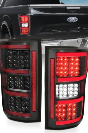 Super Sale ANZO 18-19 Ford F-150 LED Taillights Black